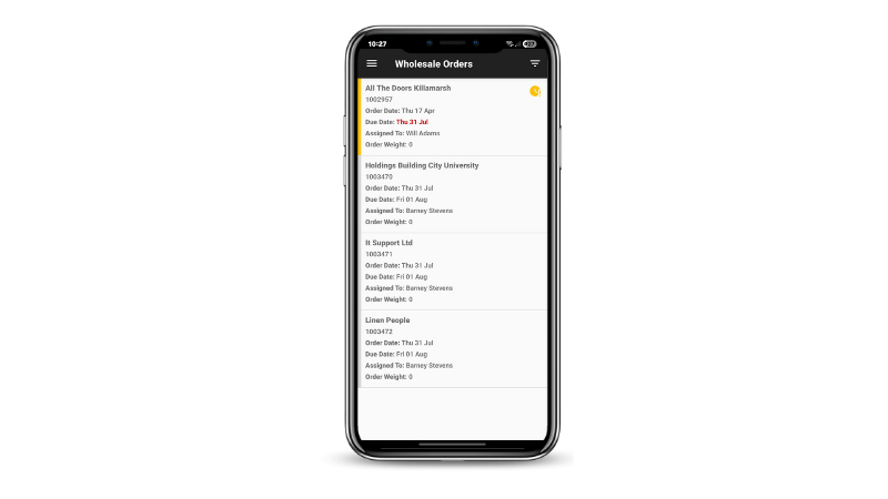 Screenshot of Coffeemanager Mobile